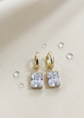 Radiant Crystal Drop Earrings
