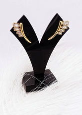 Adorniv Crystal Climber Luxe Earrings