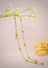 Adorniv Classic Bead Chain Necklace