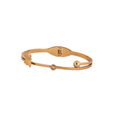 Adorniv Golden Muse Butterfly Bangle Bracelet