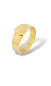 Adorniv Grandeur Bold Gold Cuff Bracelet