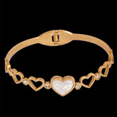 Adorniv HeartGlow Bangle Bracelet