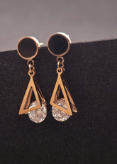 Adorniv Black Prism Drop Earrings – Luxe Edition