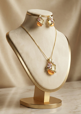 Adorniv Radiance Luxe Necklace & Earrings Set – Premium Collection