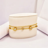 Adorniv Double-Layer Gold Bracelet
