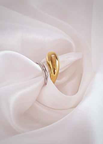 Adorniv Dual Harmony Luxury Adjustable Ring