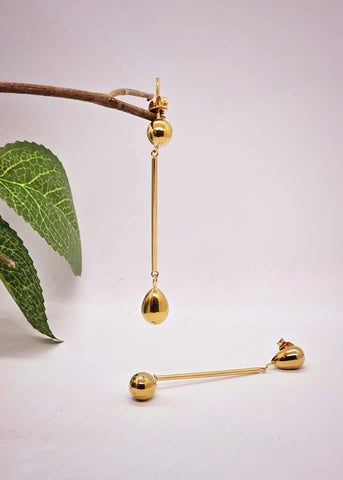 Teardrop Dangle Luxe Earrings