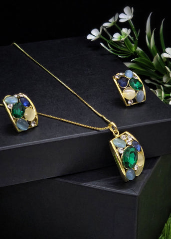 Adorniv Regal Gemstone Luxe Set