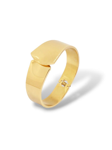 Grandeur Bold Gold Cuff Bracelet