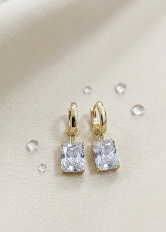 Radiant Crystal Drop Earrings