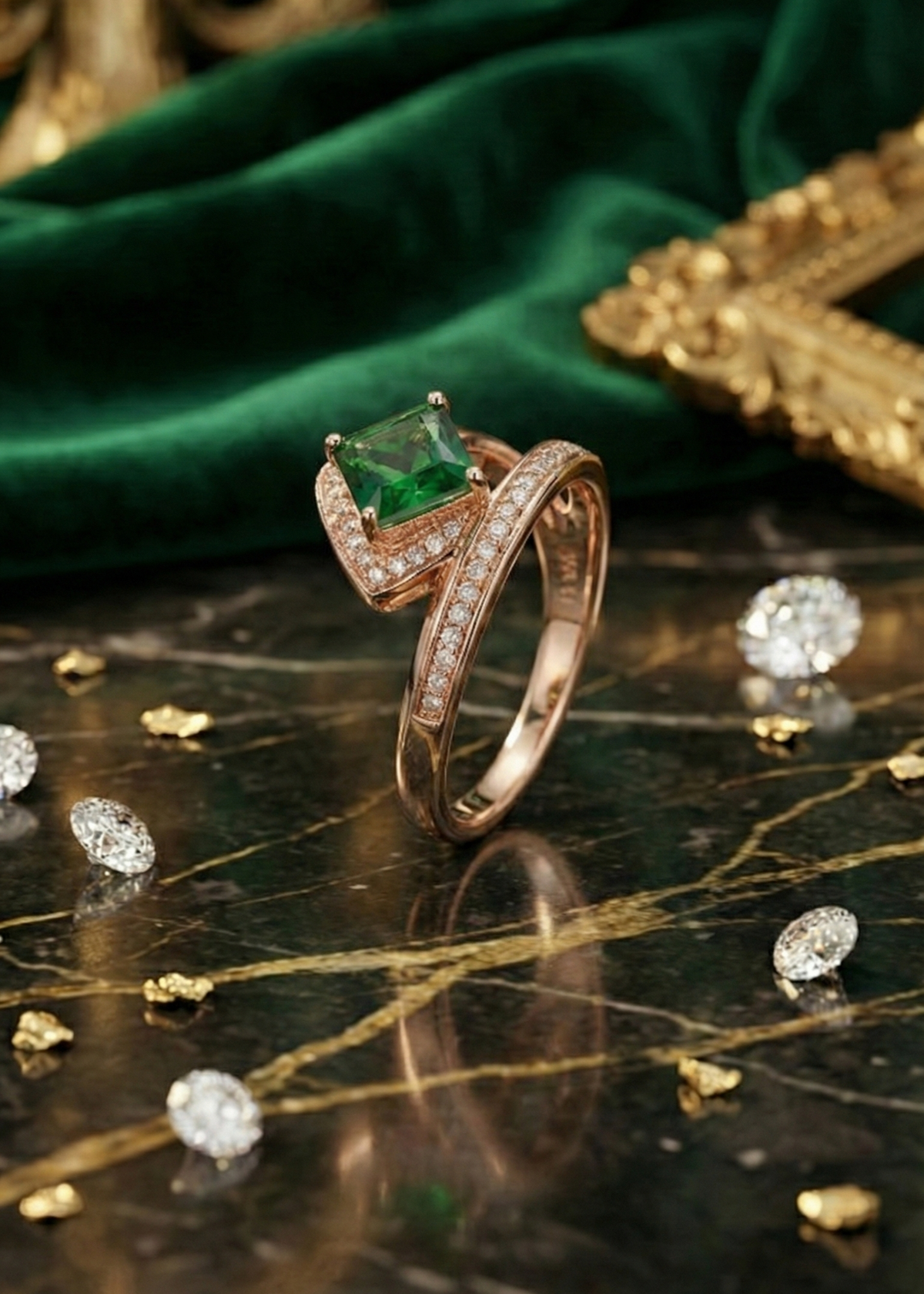 Emerald Radiance Ring