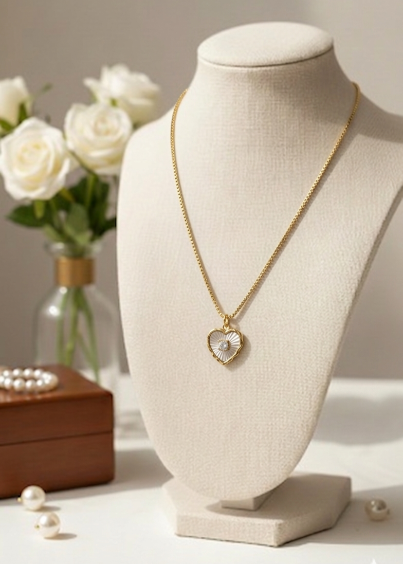 Eternal Gold Heart Necklace