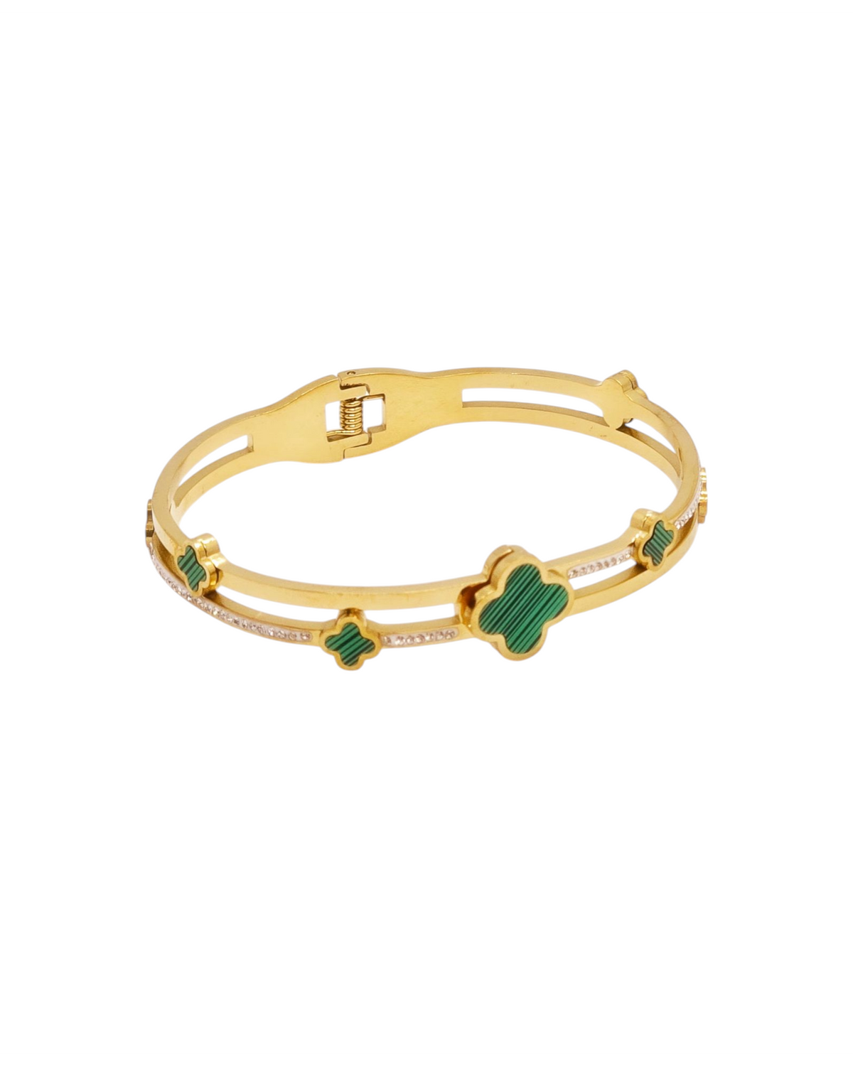 Adorniv Green Crest Elegance Bracelet