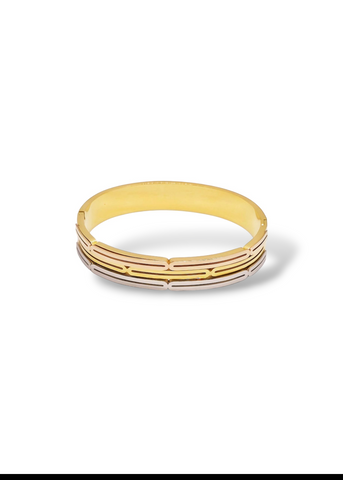 Adorniv Three-Tone Bangle