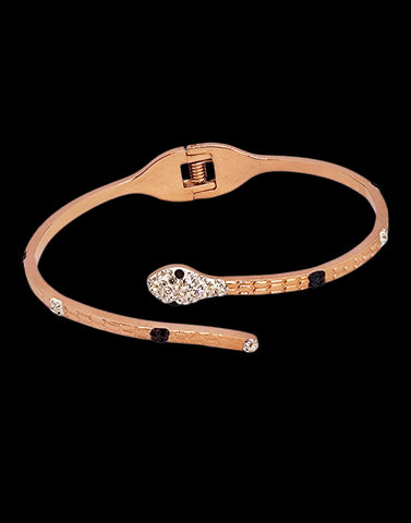 Adorniv Rose Gold Snake Bracelet