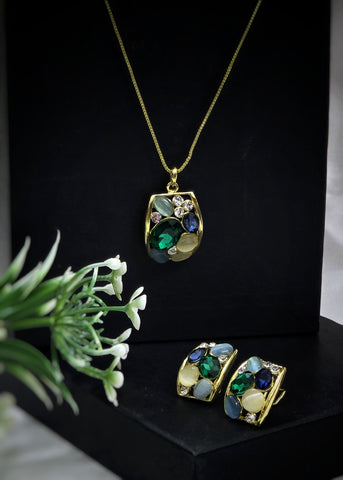 Adorniv Regal Gemstone Luxe Set