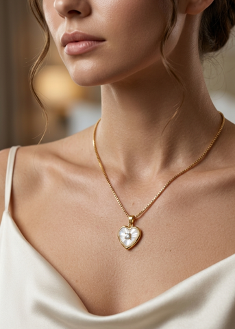 Eternal Gold Heart Necklace