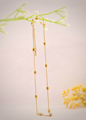 Adorniv Classic Bead Chain Necklace