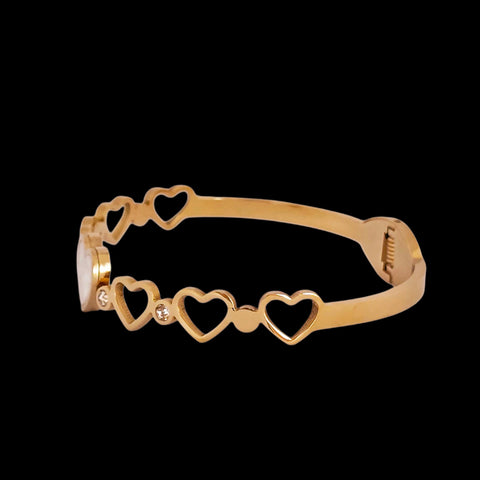 Adorniv HeartGlow Bangle Bracelet