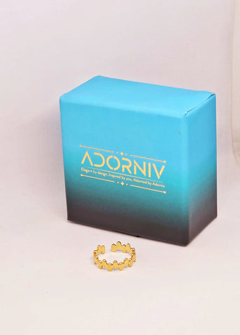 Adorniv Chic Heartbeat Ring