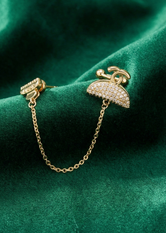 Luck Chain Drop Earcuff