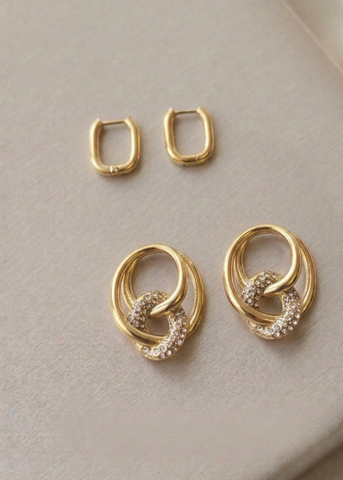 Dual Style Link Earrings