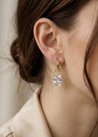 Radiant Crystal Drop Earrings