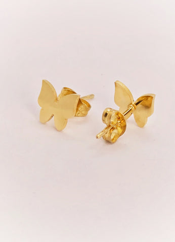 Adorniv Golden Butterfly Necklace & Earring Set