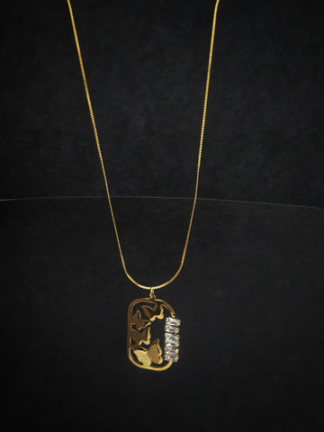 Adorniv Flutter Radiance Gift Set – Butterfly Necklace & Earrings