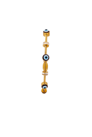 Adorniv Evil Eye Gold Cable Bracelet