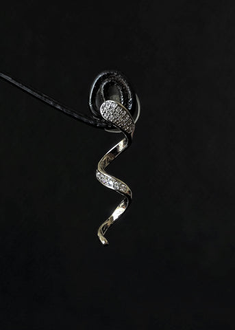 Adorniv Silver Spiral Stud Earrings