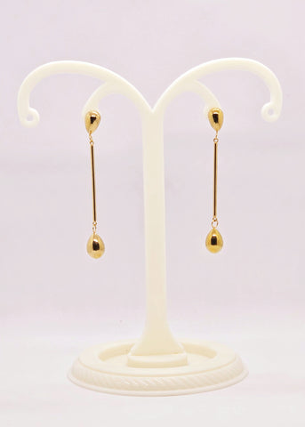 Teardrop Dangle Luxe Earrings