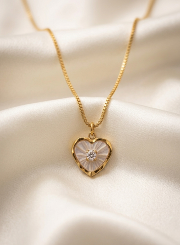 Eternal Gold Heart Necklace