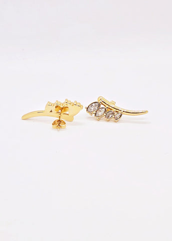 Adorniv Crystal Climber Luxe Earrings