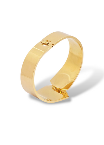 Grandeur Bold Gold Cuff Bracelet
