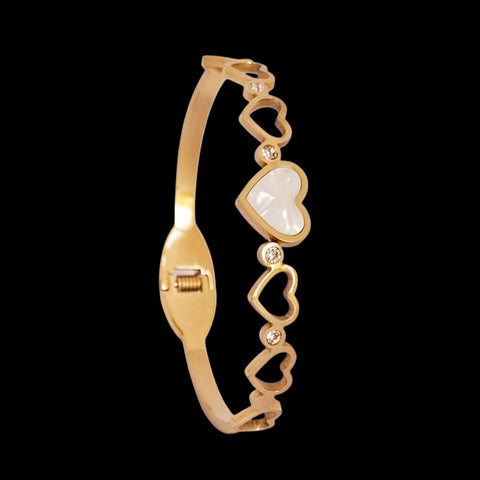 Adorniv HeartGlow Bangle Bracelet