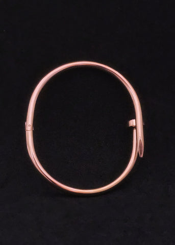 Adorniv Rose Gold Nail Cuff Bracelet