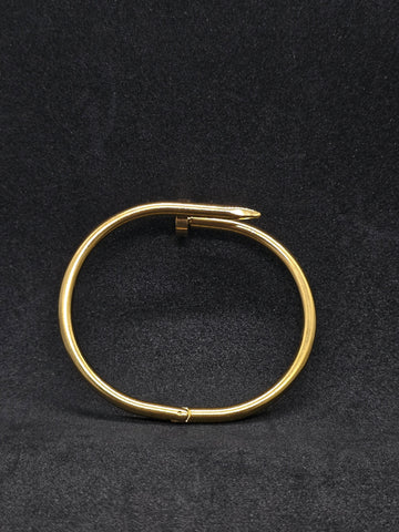 Adorniv Gold Nail Cuff Bracelet