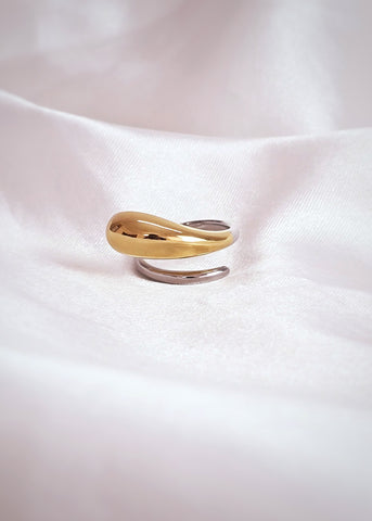 Adorniv Dual Harmony Luxury Adjustable Ring