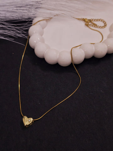 Adorniv 4-Way Gleaming Heart Convertible Necklace