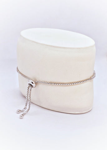 Silver Snake CZ Adjustable Bracelet – Bold Yet Chic