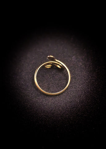 Adorniv Abstract Gold-Tone Open Ring