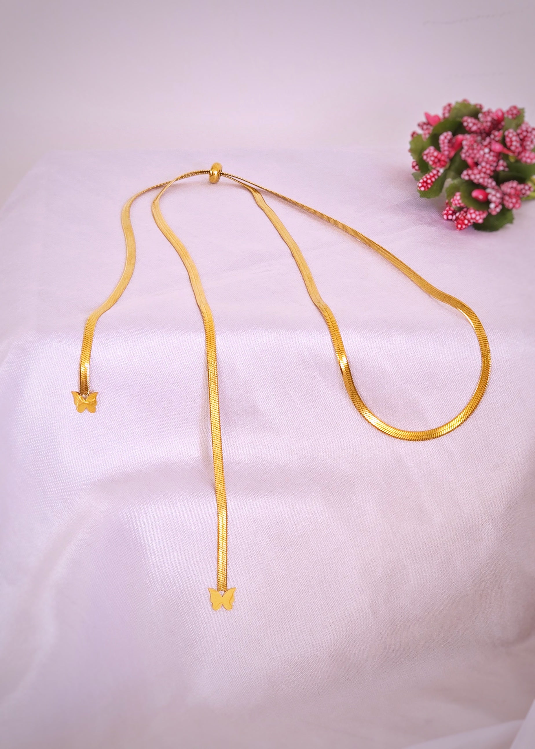 Adorniv Premium Adjustable Long Necklace