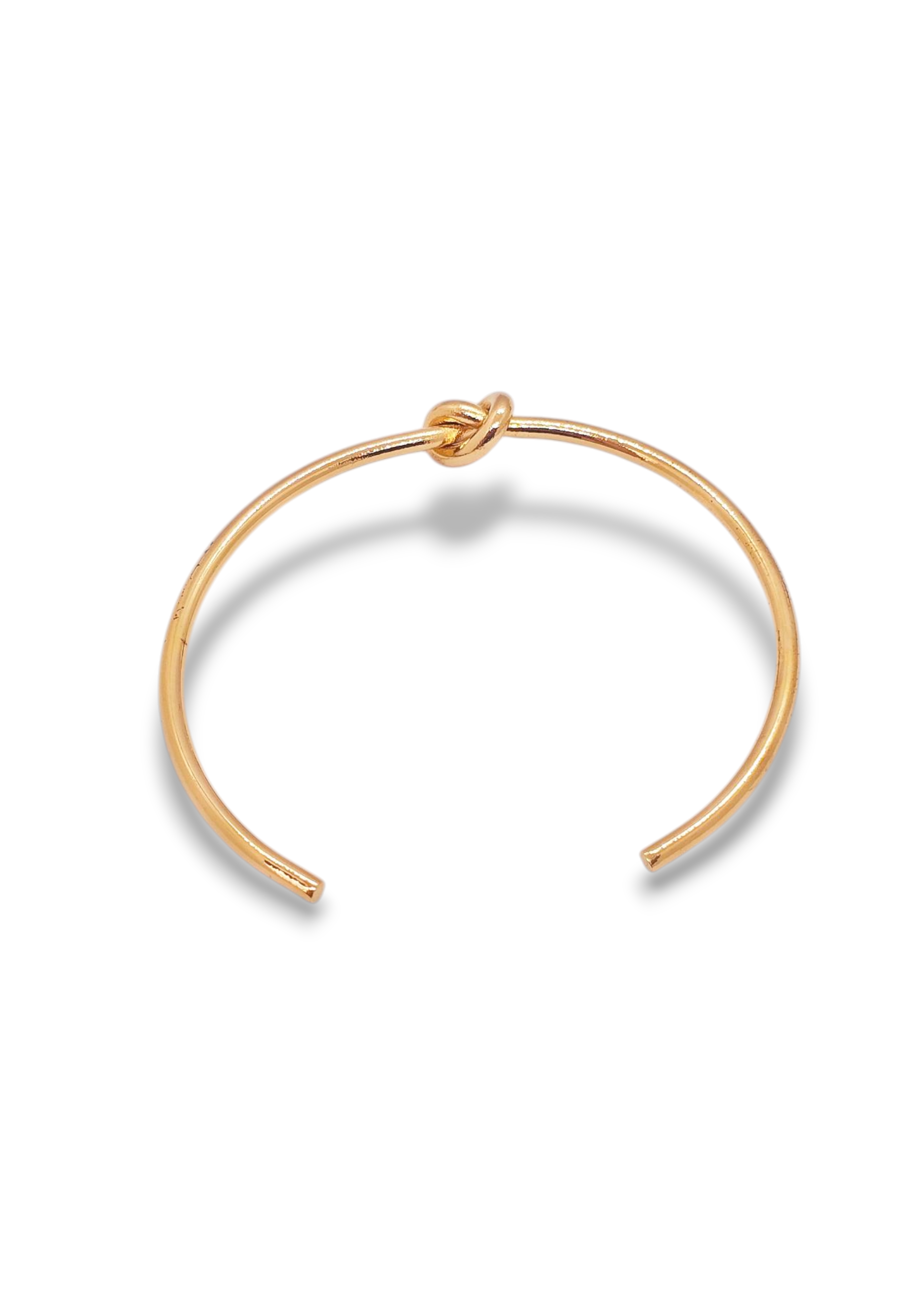 Adorniv Golden Knot Minimalist Open Cuff