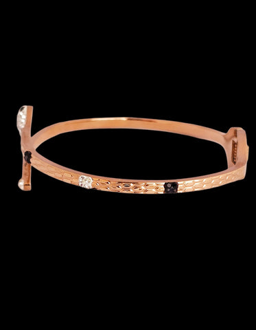 Adorniv Rose Gold Snake Bracelet