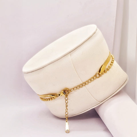 Adorniv Double-Layer Gold Bracelet