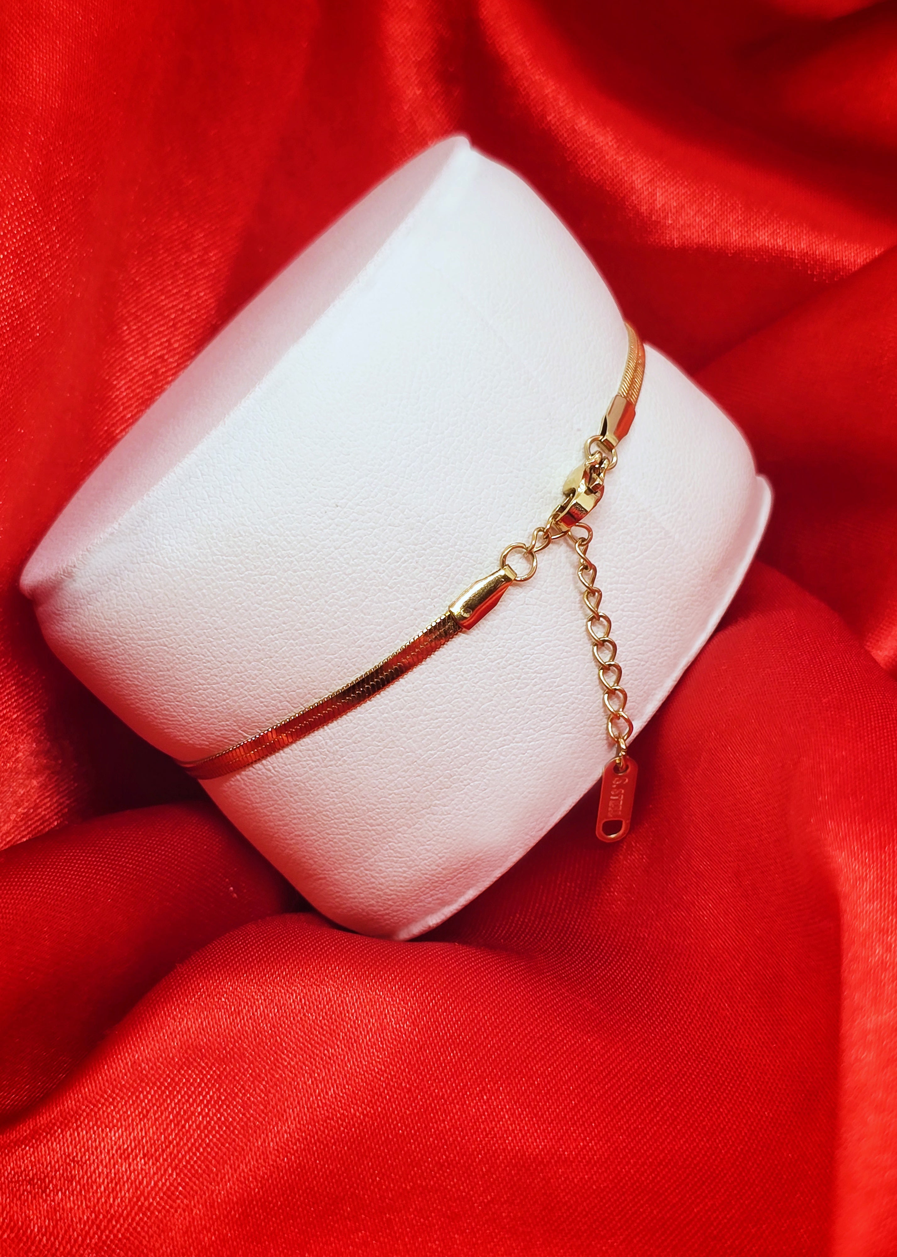 Adorniv Golden Bow Tie Bracelet