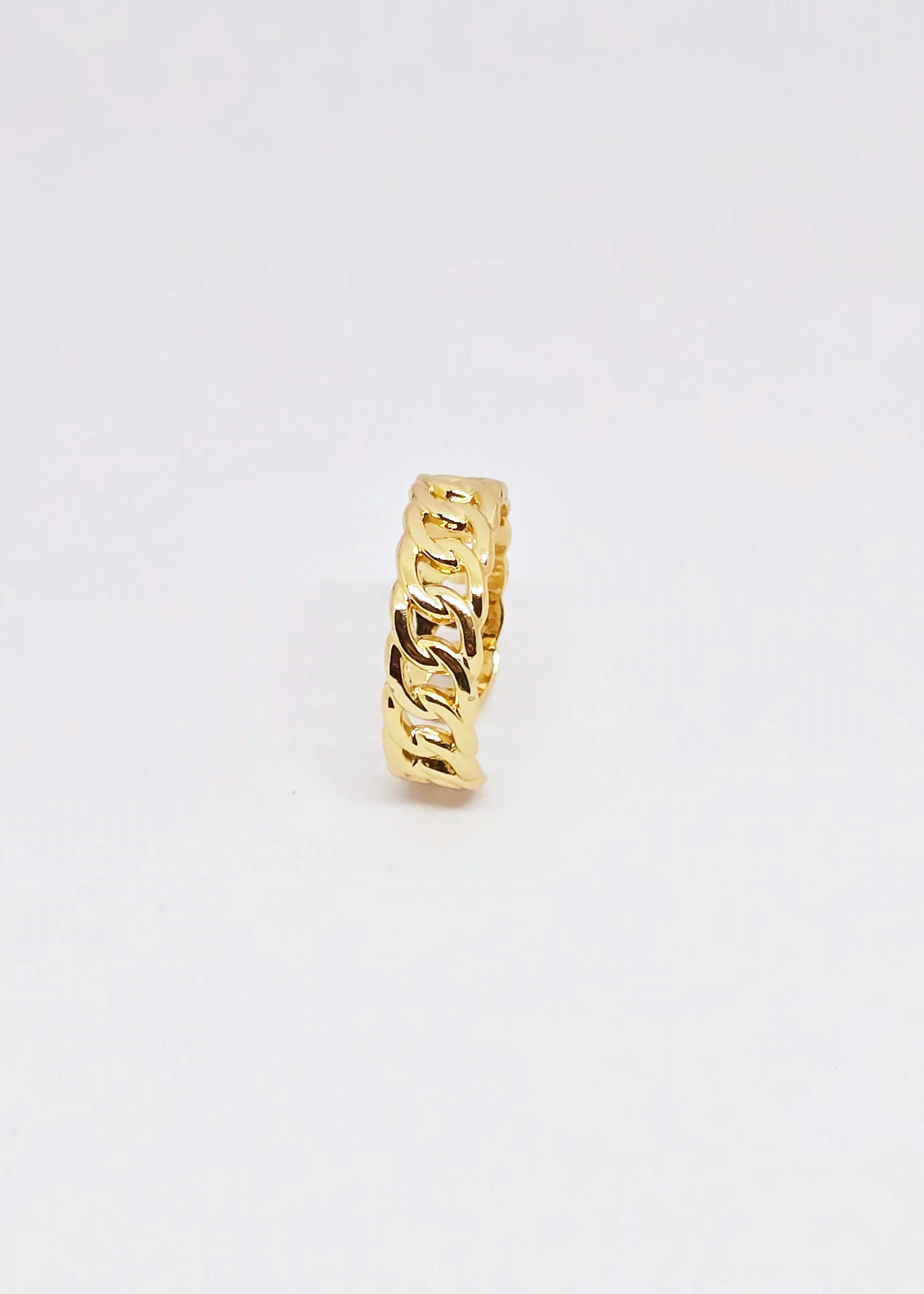 Adorniv Golden Chain Luxe Ring