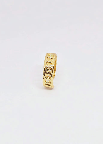 Adorniv Golden Chain Luxe Ring