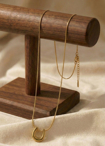 Pure Arc Gold Necklace